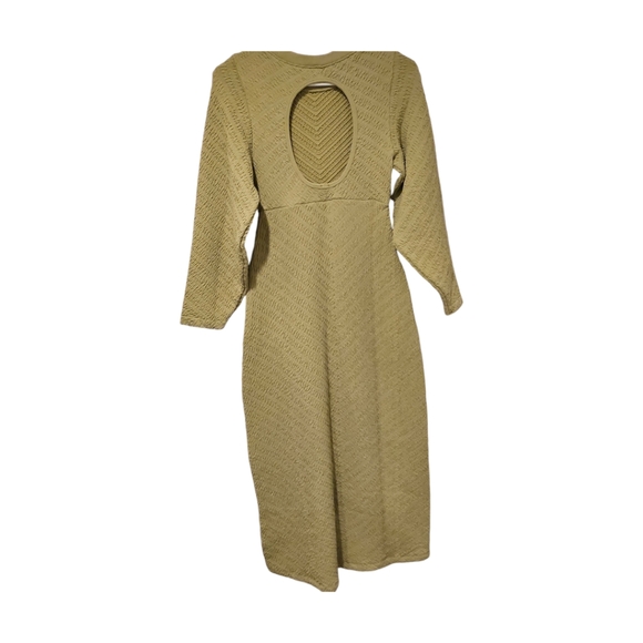 Free People Gabby Seamless Midi Dress In Green/Sage Size S/XS New With Tags - Picture 4 of 8